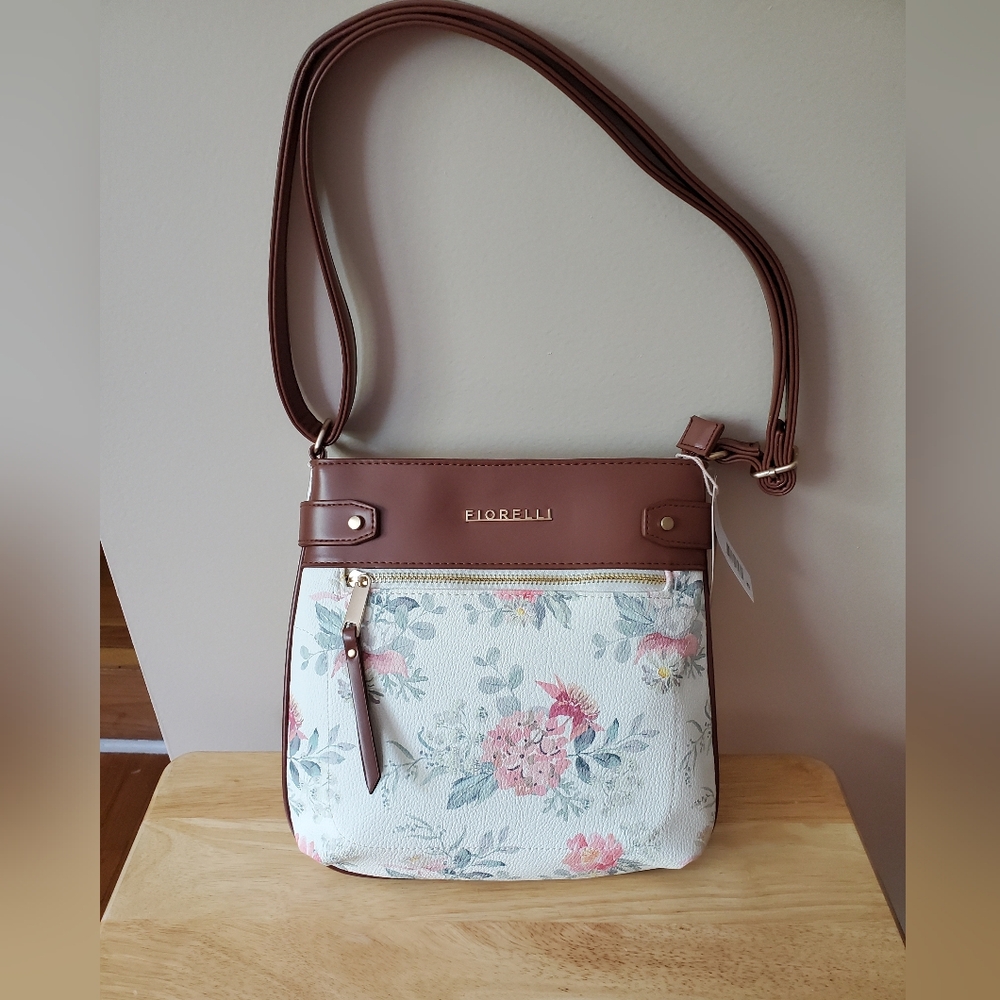 Fiorelli Lila Floral Crossbody Purse/Bag New